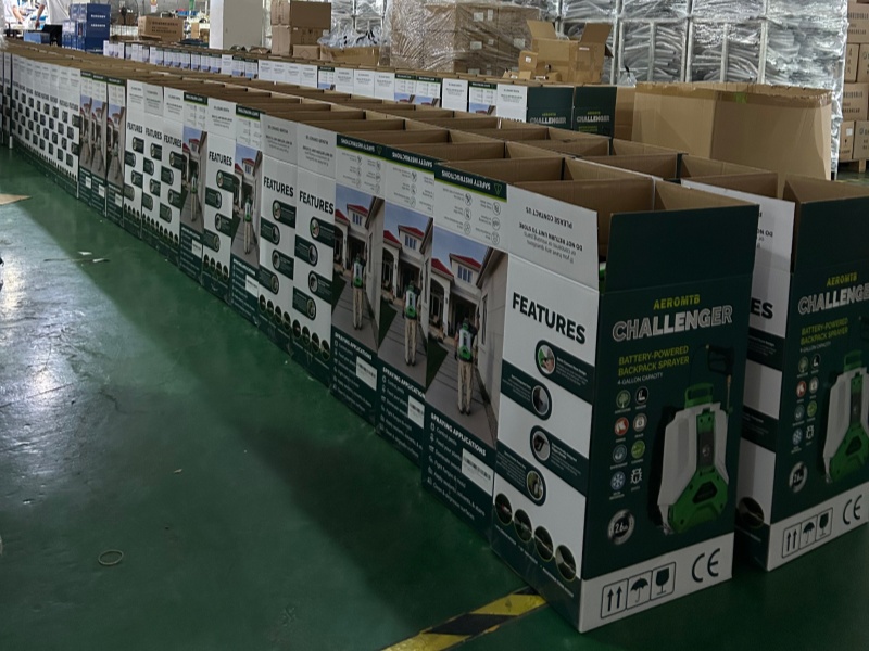 Bulk elektrische rugzaksproeiers verzonden naar de VS voor marktuitbreiding