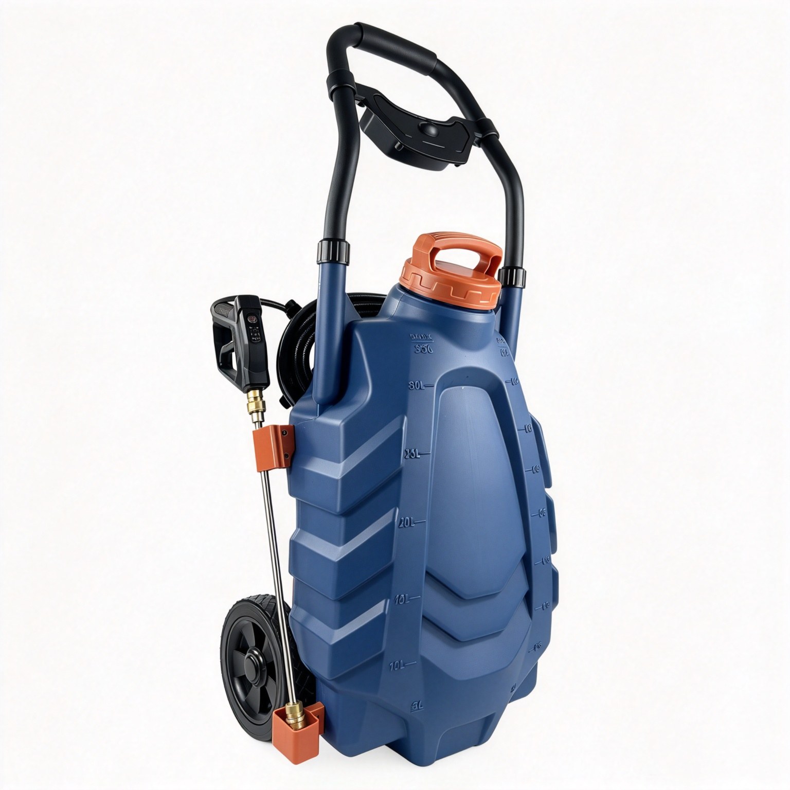34L rollend spuitapparaat met zelfreinigende functie